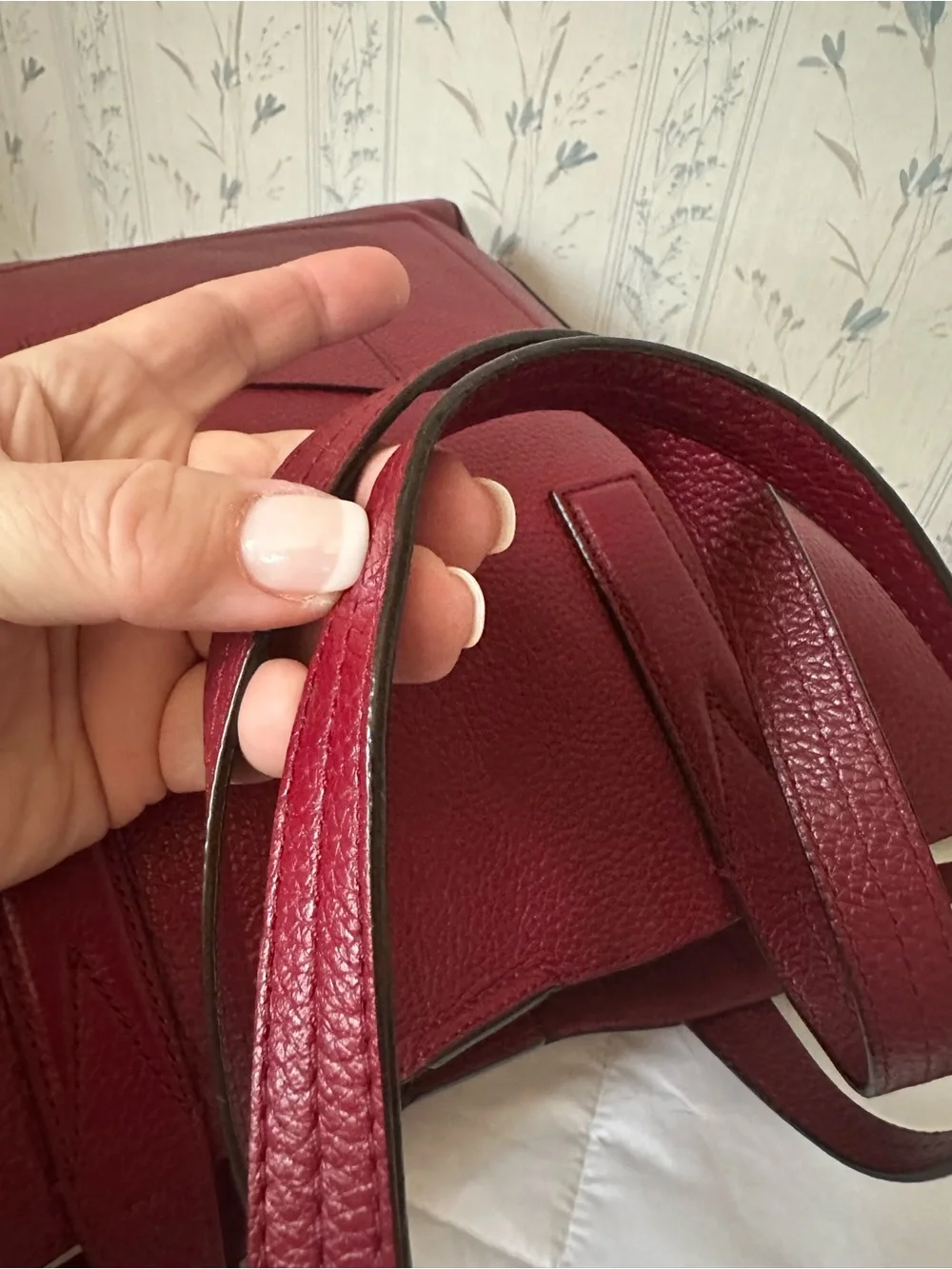 Michael Kors Large Red Leather Tote